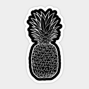 Pineapple fruit pineapple lover Sticker